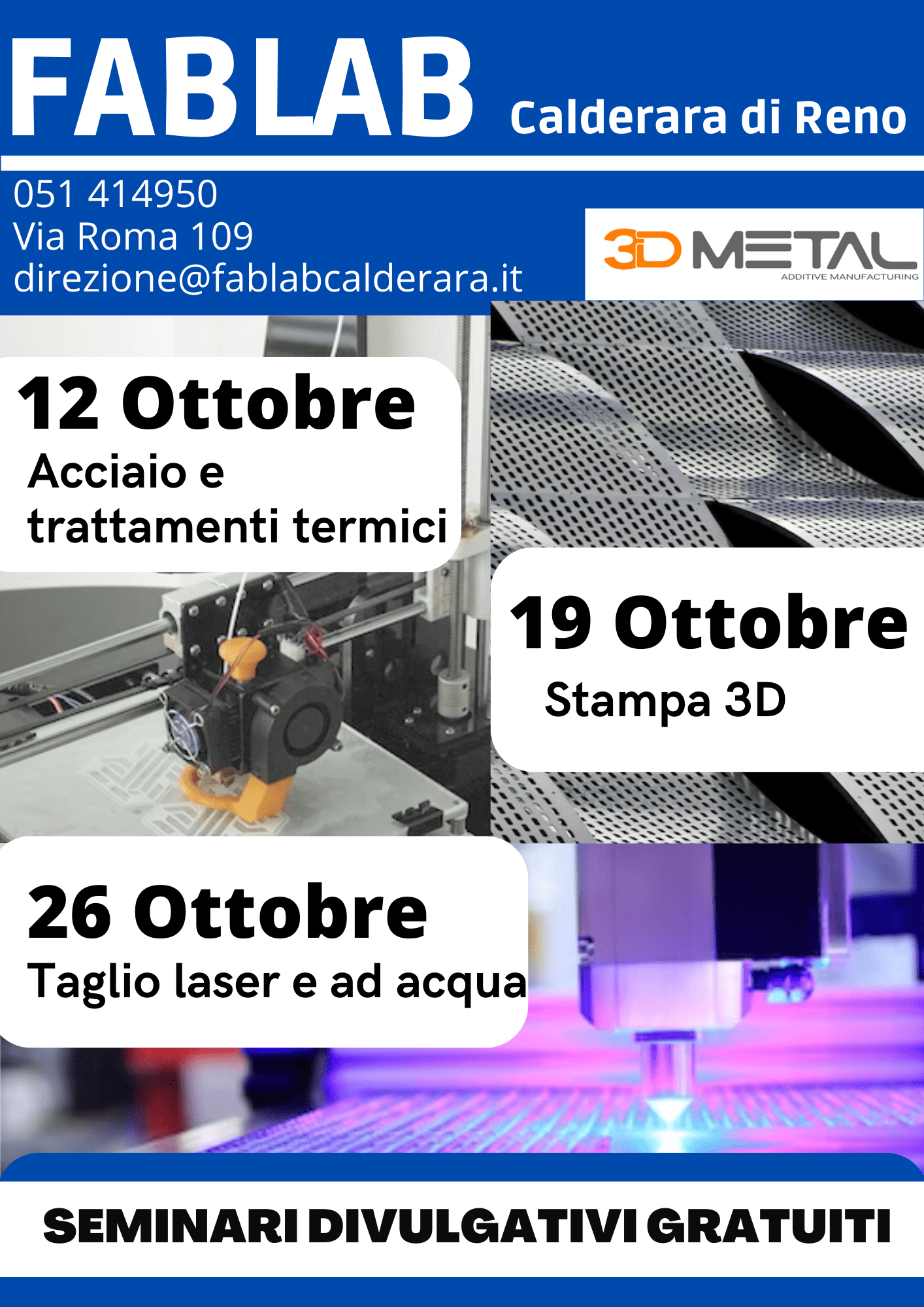 FABLAB PROGRAMMA OTTOBRE 2022